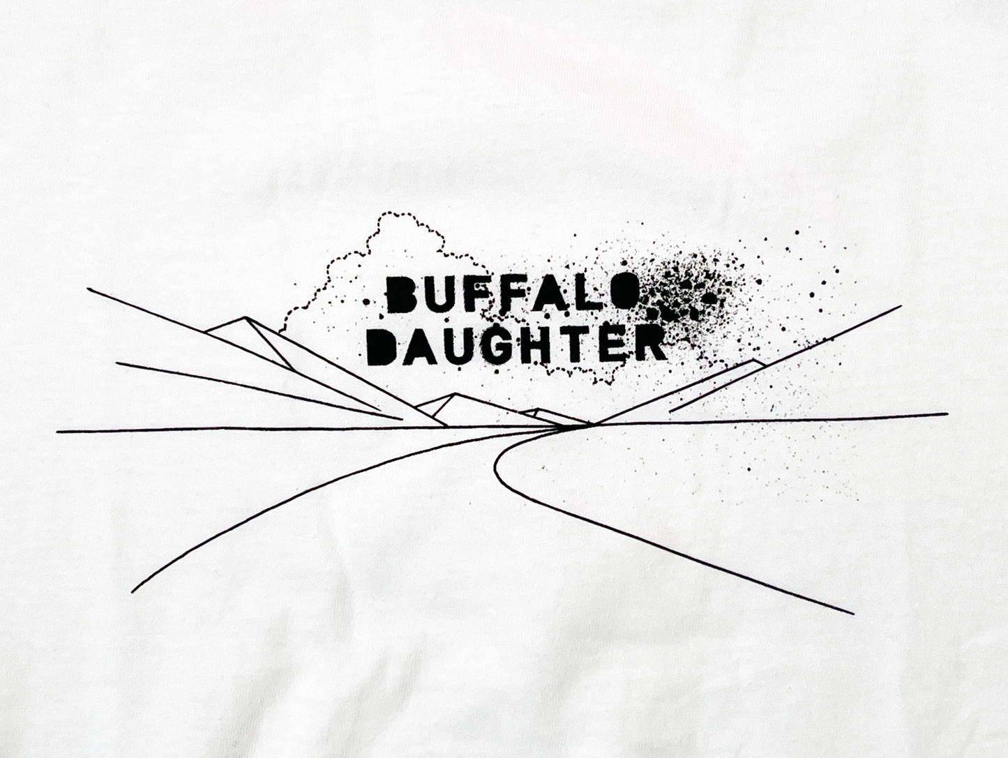 Buffallo Daughter  "New Rock" 25th Anniversary Tee(art work by Keiji Ito)
