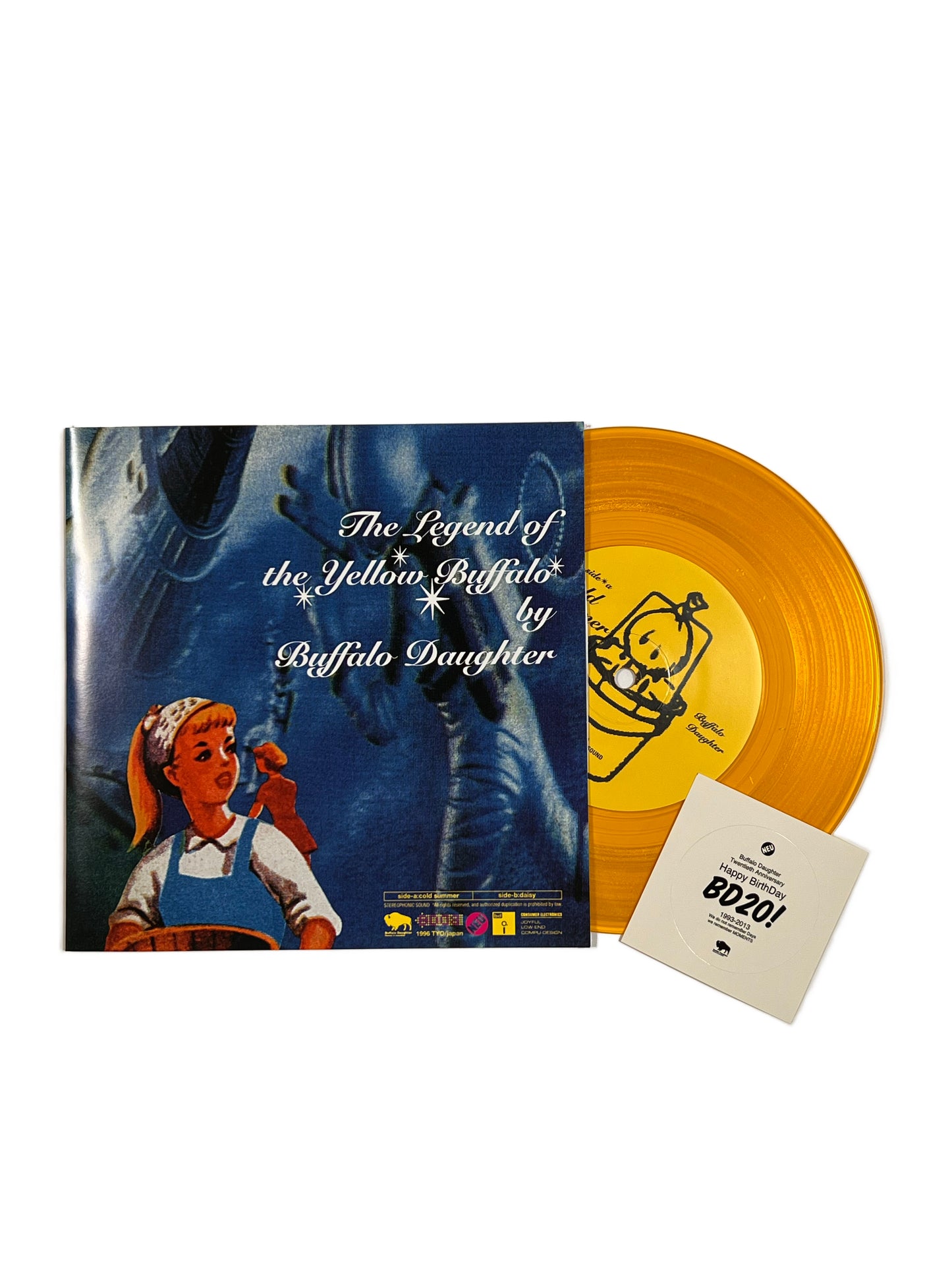 Buffallo Daughter 「The Legend of the Yellow Buffalo」cover artwork by Keiji ito