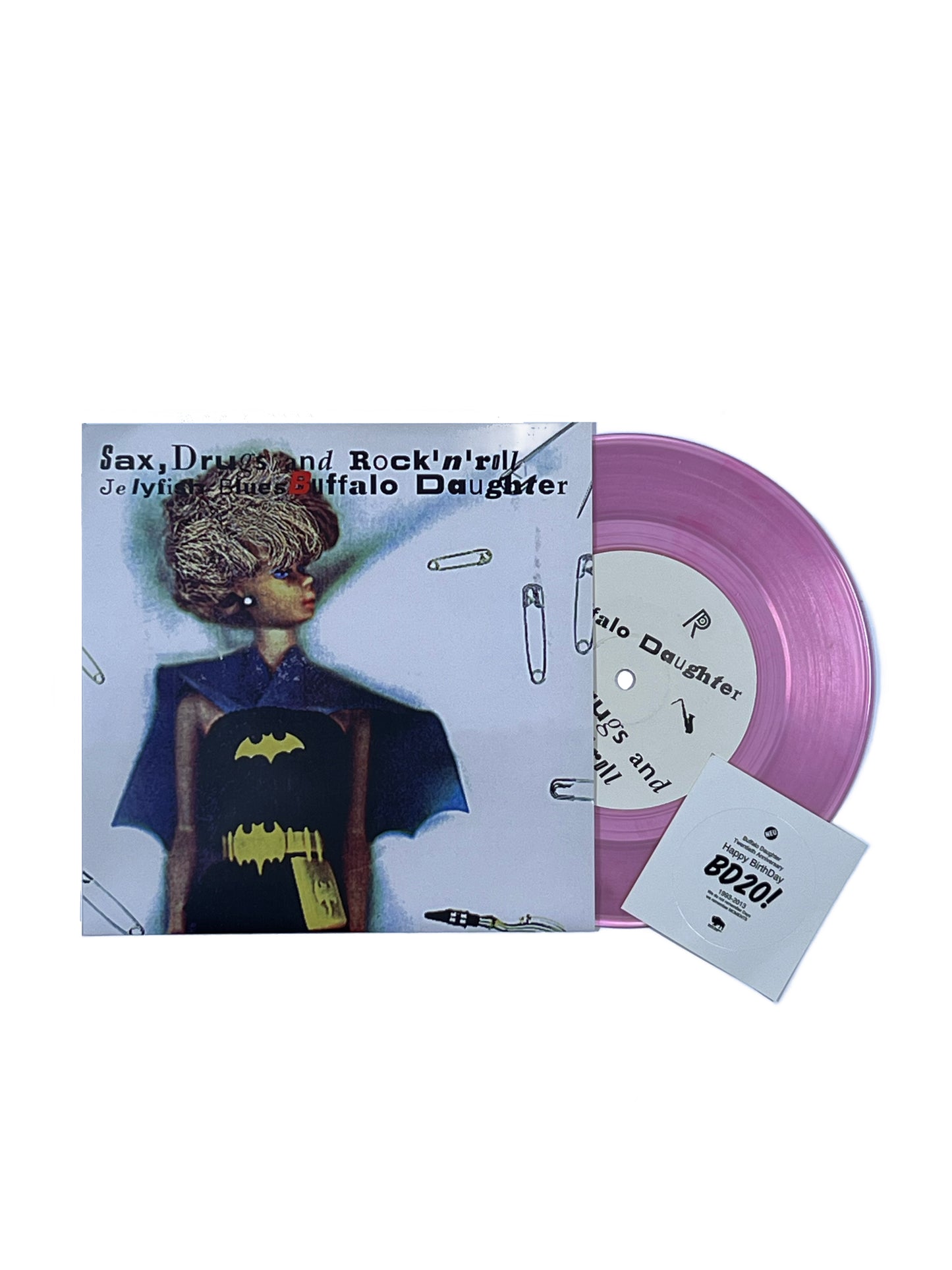 Buffallo Daughter 「Sax,Drugs,and Rock'n roll」cover artwork by Hajime Tachibana