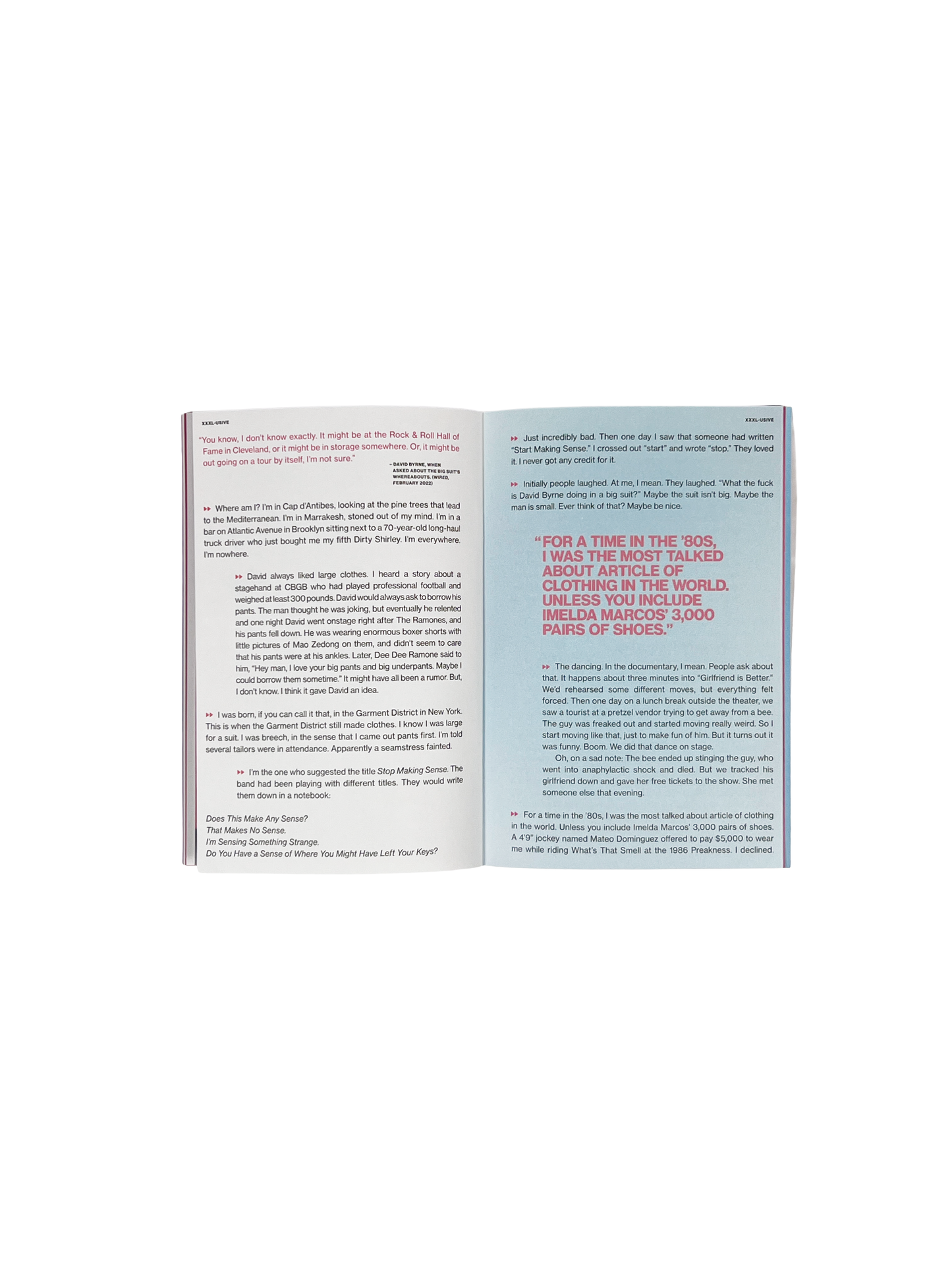 Talking Heads "Dance Like Me": A Stop Making Sense Companion Zine