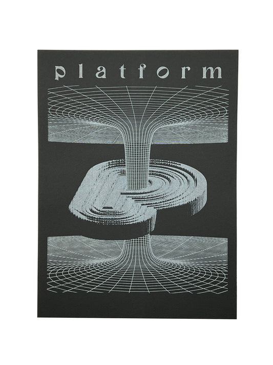 platform "P-hole" RISOGRAPH Poster
